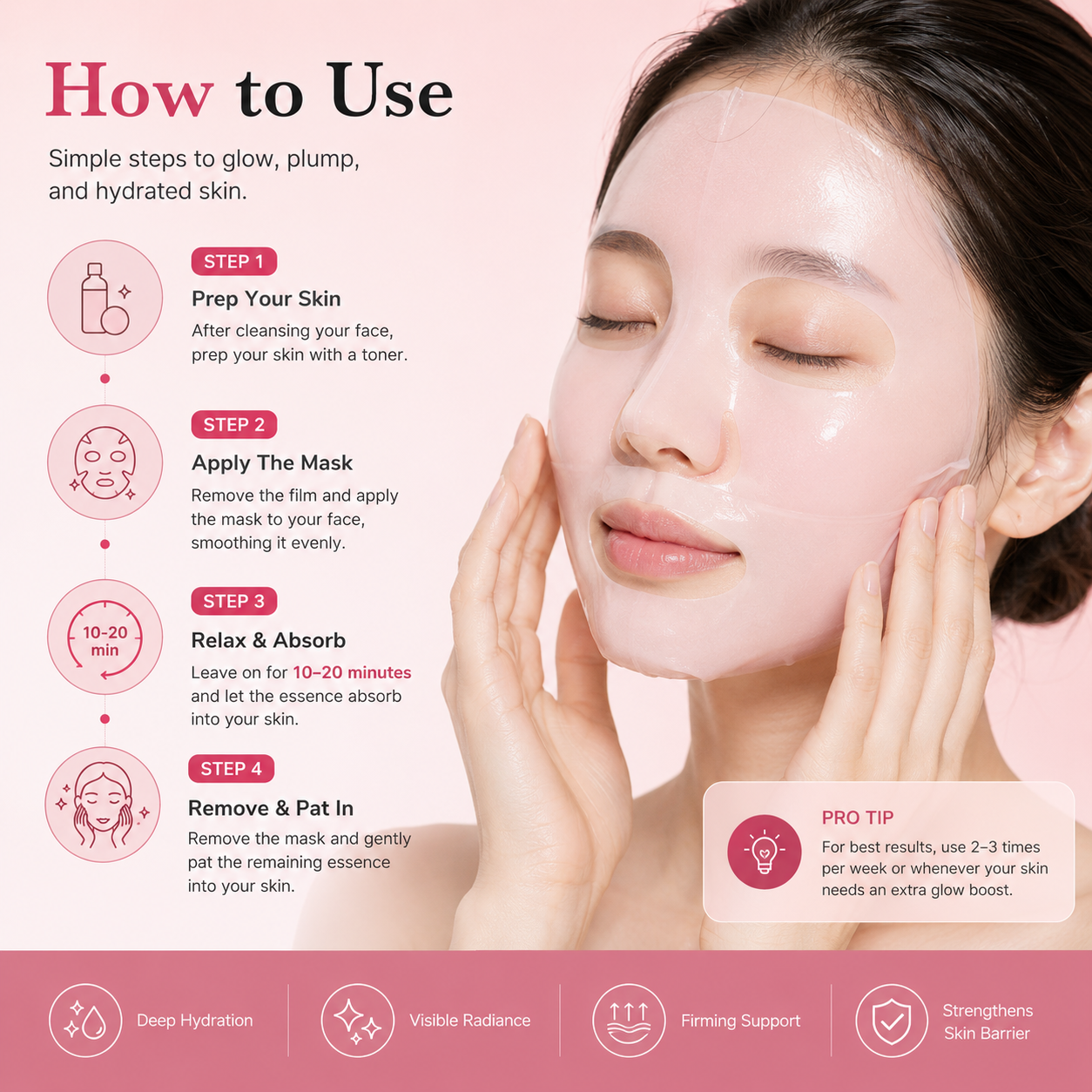 Alcheskin™ PDRN Pink Vita Coating Sheet Mask
