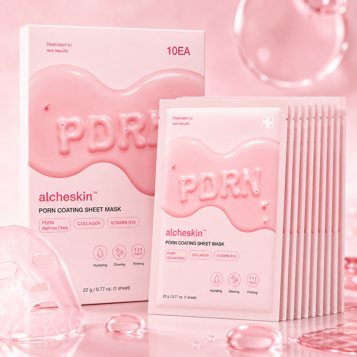 Alcheskin™ PDRN Pink Vita Coating Sheet Mask